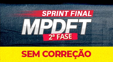 Sprint Final MPDFT 2ªFase (Sem Correção) 